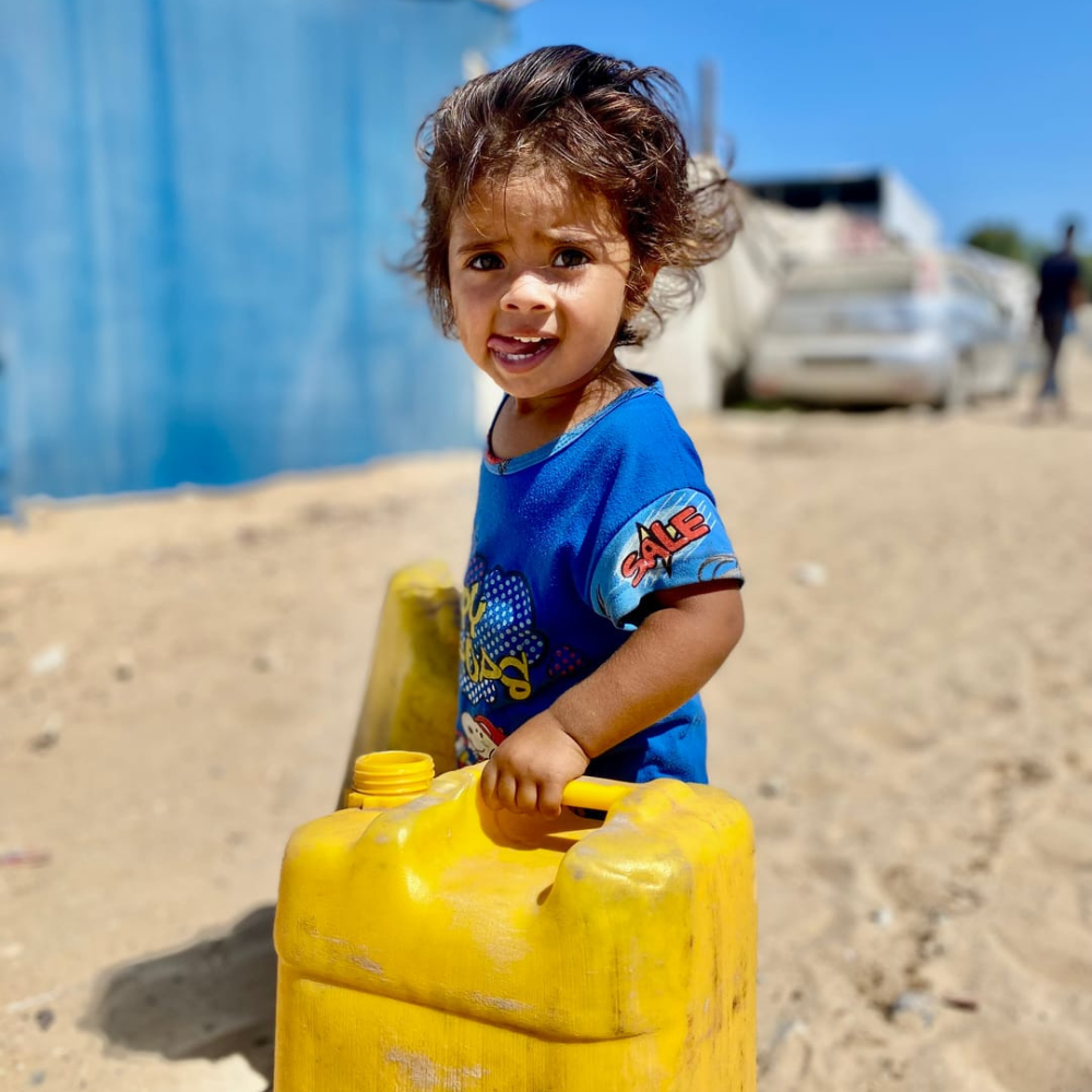 Citerne d'eau Ă Gaza