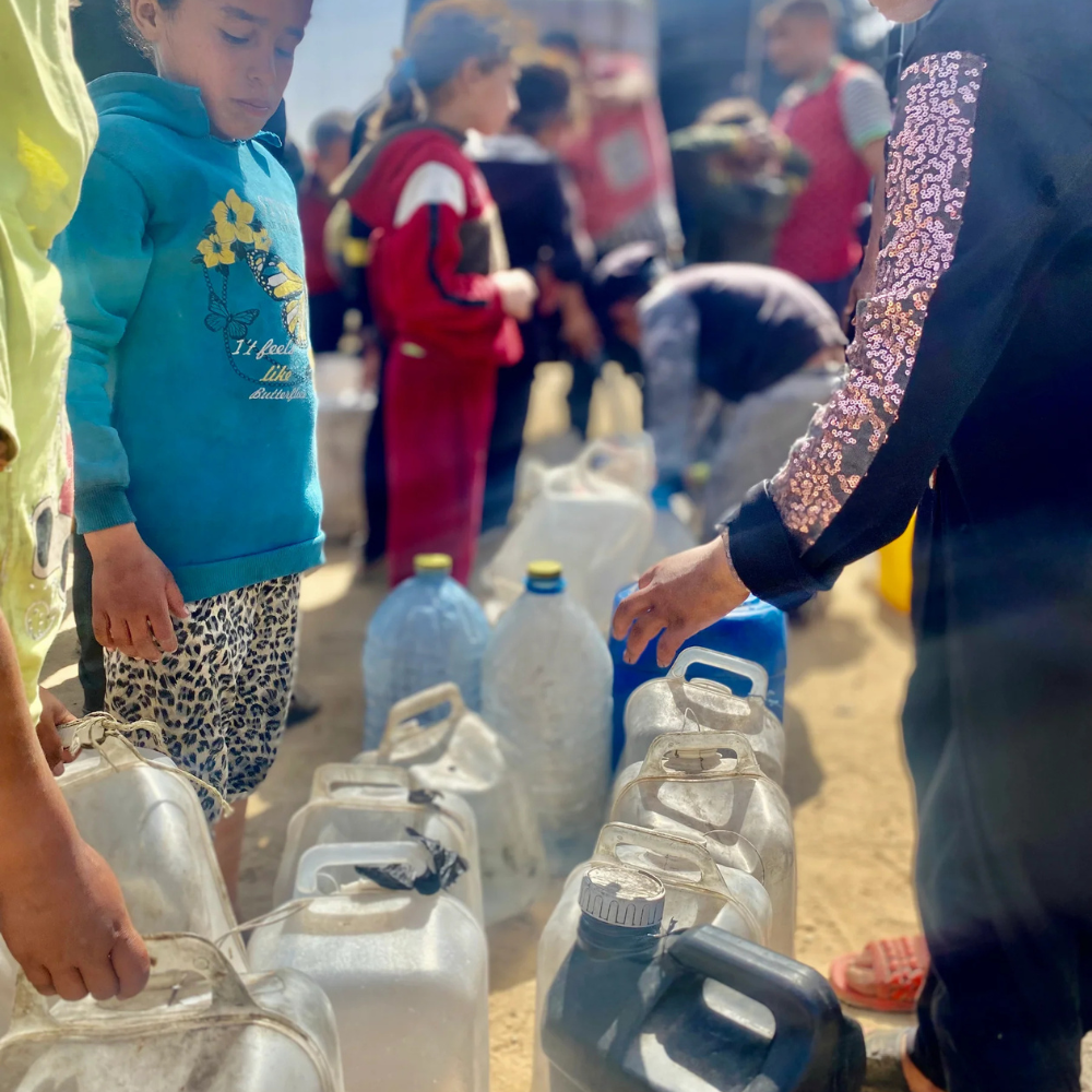 Citerne d'eau Ă Gaza